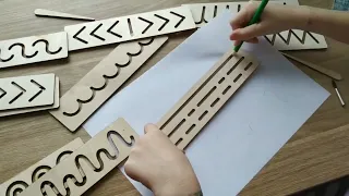 Montessori Wooden Early Education Writing & Tracing Boards