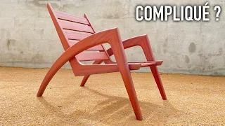 CE FAUTEUIL EST-IL AUSSI BEAU QUE DIFFICILE À FABRIQUER ?