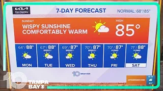 10 Weather: Tampa Bay-area morning forecast | Oct. 22, 2023