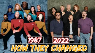 "STAR TREK: The Next Generation 1987 " Cast: Then and Now 2022 How They Changed? [35 Years After]