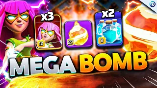 SARCH + MAXED FIREBALL is ABSOLUTELY INSANE in TH16 | Super Dragon Event Clash of Clans