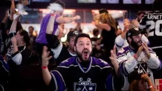 The L.A. Kings Win the Stanley Cup.  Everyone Goes Nuts.