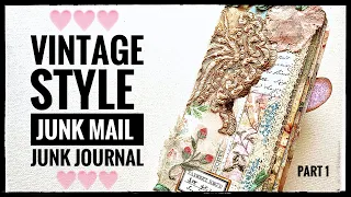 Vintage Styled - Recycled Envelopes - Junk Mail - Junk Journal