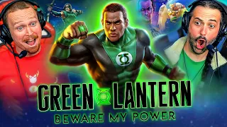 GREEN LANTERN: BEWARE MY POWER (2022) MOVIE REACTION! FIRST TIME WATCHING! Tomorrowverse DC Animated