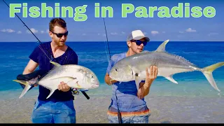 Trevally & Cod on Surface Lures. Land-Based Australian Island Fishing | Fishing the Wild FLASHBACK