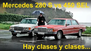 Comprarativa mercedes 450 sel vs 280 s w116 ruben fidalgo