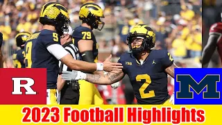 Rutgers vs Michigan 2  GAME  HIGHLIGHTS | 2023 College Football Highlights