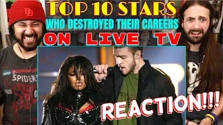 TOP 10 STARS Who DESTROYED Their Careers on LIVE TV - REACTION!!!