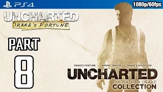 Uncharted: Drake's Fortune (PS4) Walkthrough PART 8 @ 1080p (60fps) HD ✔ No Commentary Gameplay