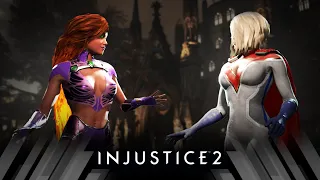Injustice 2 - Starfire Vs Power Girl (Very Hard)