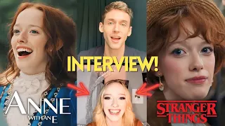 AMYBETH MCNULTY FULL INTERVIEW (ANNE WITH AN E AND STRANGER THINGS)