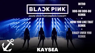 BLACKPINK - (INTRO + D4 + HOW YOU LIKE THAT + CRAZY OVER YOU) - AWARDS SHOW CONCEPT PERFORMANCE