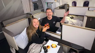 Flying First Class to a Secret Destination!