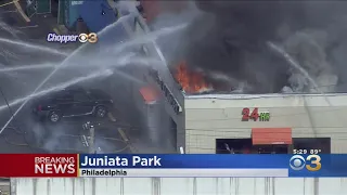 Juniata Park Shopping Center Goes Up In Flames