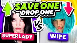 Save One Drop One: Kpop songs ✅ ❎  - KPOP QUIZ 2024