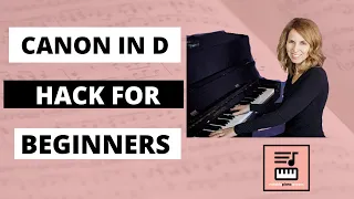 Canon in D Piano Tutorial, Easy to learn, by Johann Pachelbel