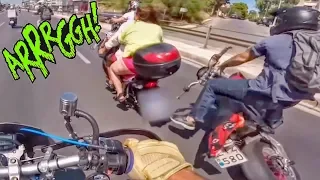 Hectic Road Bike Crashes, Close Calls & Motorcycle Mishaps 2018