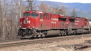 Skeena Pacific Train Video #2114 CPKC Train #401 West, Squilax, BC  2024-05-01 12:01hrs