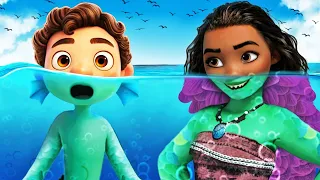MOANA Becomes A LUCA SEA MONSTER In GTA 5