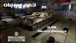 Object 263 in Kaunas: 8,9K direct damage | World of Tanks | Wot console