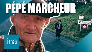 Pépé marcheur, 92 ans : la voiture ce n'est pas son truc 💪 | Archive INA