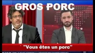 GROS PORC - Grave clash de David Guiraud et Meyer Habib pour le drapeau de la Palestine