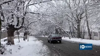 First snowfall in Kabul and in 30 more provinces | اولین بارش برف در کابل و در ۳۰ ولایت دیگر کشور