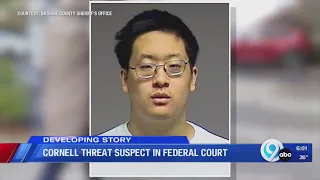 Cornell threat suspect in federal court