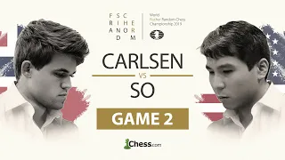 Wesley So vs. Magnus Carlsen: Fischer Random Chess Championship 2019: Game 2