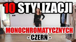 ❗10 stylizacji MONOCHROMATYCZNYCH na jesień ❗[ jak stylizować czarny]