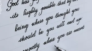 How to write amazing cursive stylish handwriting, most beautiful calligraphy #writting #viralvideo