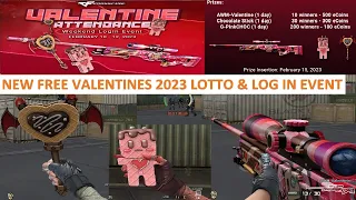 NEW FREE VALENTINES 2023 LOTTO & ATTENDANCE WEEKEND LOG IN EVENT CROSSFIRE PH