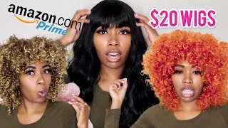 TRYING ON CHEAP AMAZON WIGS! (beginner friendly)