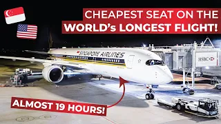 WORLD'S LONGEST FLIGHT | Premium Economy on SINGAPORE's A350-900ULR from Phuket to New York!