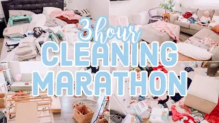 EXTREME CLEAN WITH ME MARATHON 2021 // OVER 3 HOURS OF CLEANING MOTIVATION