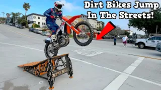 Dirt Bikes Jumping In STREETS - Buttery Vlogs Ep192