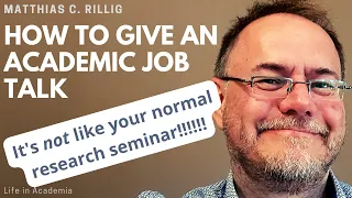 How to give an academic job talk. #interview #phd #phdlife #jobtalks #assistantprofessorinterview