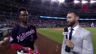 Michael A. Taylor after his walk-off hit