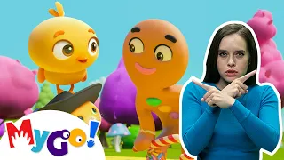 Fairy Tale Song | MyGo! Sign Language For Kids | Lellobee Kids Songs