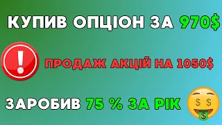 Торгівля опціонами. Продажа акцій на біржі