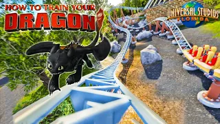 HICCUP'S WING GLIDERS: Universal's Epic Universe, How To Train Your Dragon Roller Coaster