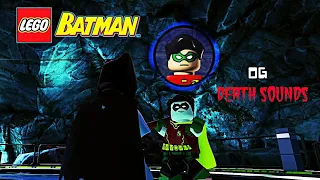Lego DC Super Villains  Characters  with OG Lego Batman  Death Sounds