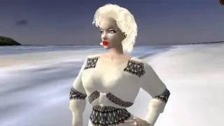 Marilyn on the beach