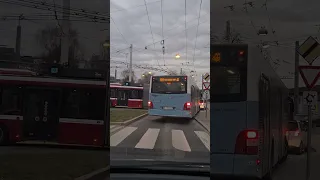 Austria's Trolley 🚌 bus got disconnected 😱😱
