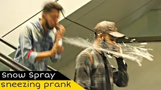 Sneezing Prank On Escalator | Weird Sneezing | Amanah Mall | Prank In Pakistan | Crazy Prank Tv