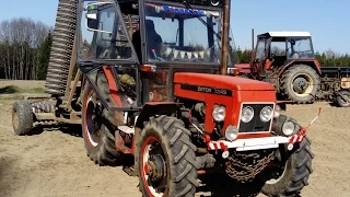 Válení hrachu 2017 - Z.A.S. Zbizuby/Zetor 7245,Zetor 7745,JCB