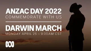 LIVE: Darwin March | Anzac Day 2022 🎖️ | OFFICIAL BROADCAST | ABC Australia