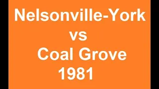 Nelsonville-York vs. Coal Grove 1981