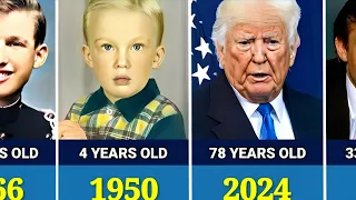 Donald Trump - Transformation From Young to Old 2024 | Trump Evolution From Young To Elder