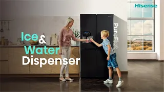 Hisense |  PureFlat: Ice & Water Dispenser